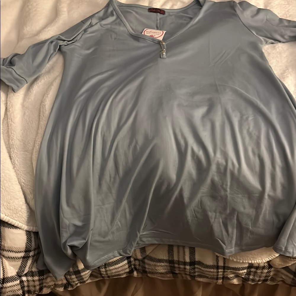 Light Blue Women's Top